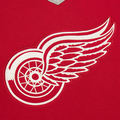 NHL Detroit Red Wings Heritage Lace-Up Pullover Sweatshirt - Red