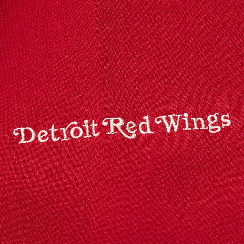 NHL Detroit Red Wings Heritage Lace-Up Pullover Sweatshirt - Red