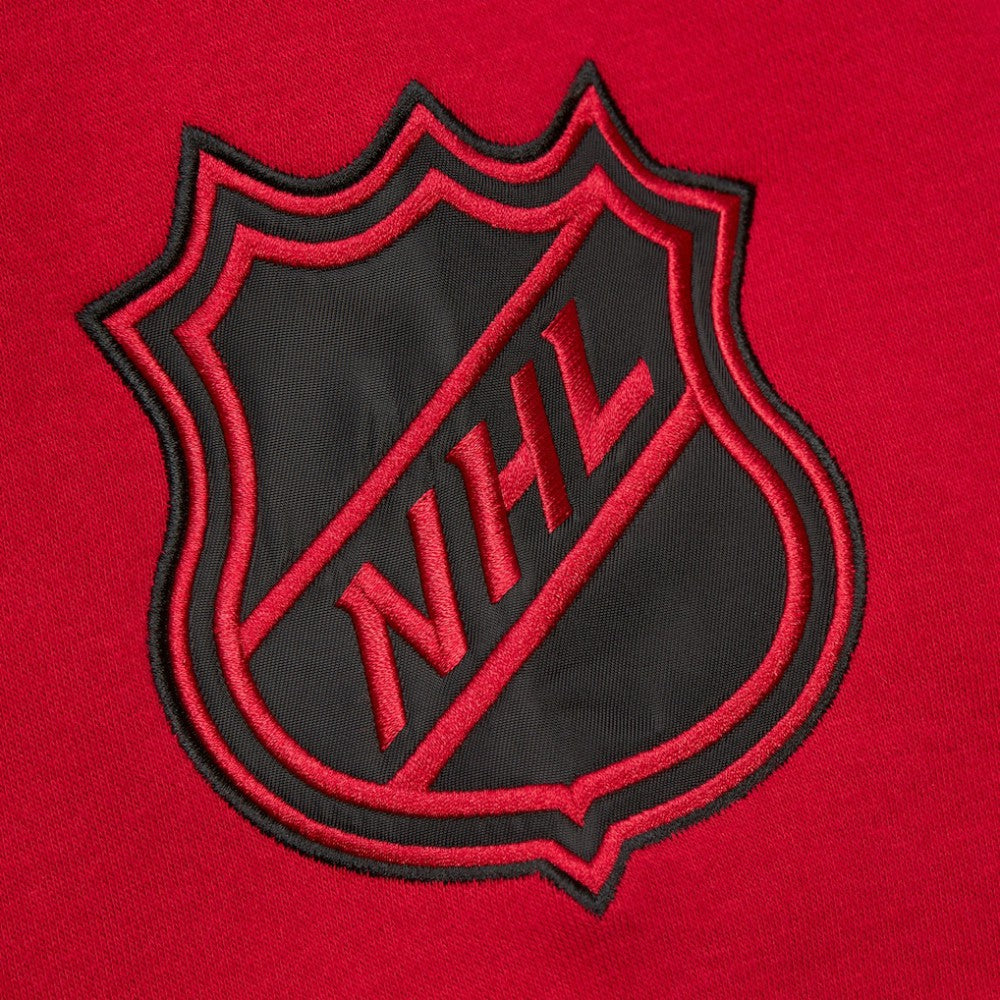 NHL New Jersey Devils Heritage Lace-Up Pullover Sweatshirt - Red