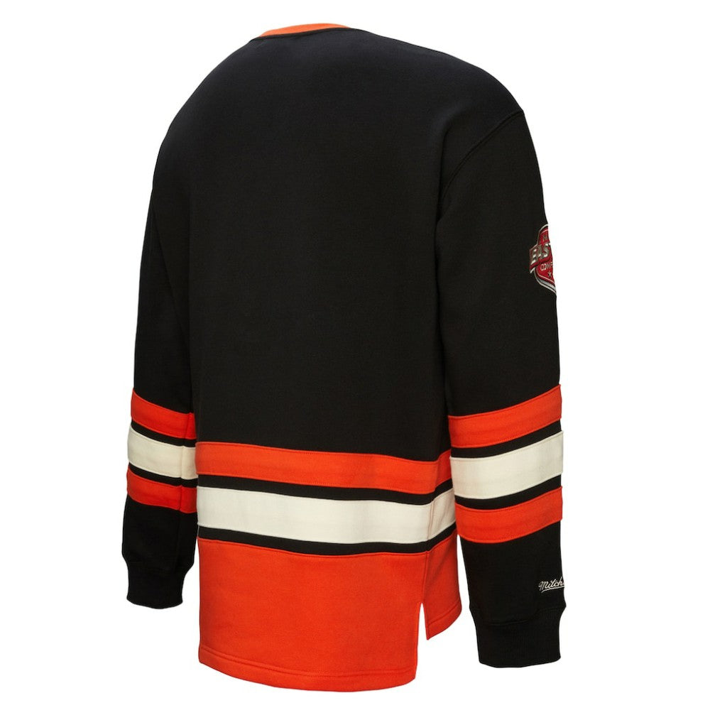 NHL Philadelphia Flyers Heritage Lace-Up Pullover Sweatshirt - Black