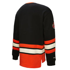 NHL Philadelphia Flyers Heritage Lace-Up Pullover Sweatshirt - Black