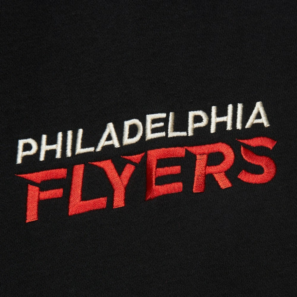NHL Philadelphia Flyers Heritage Lace-Up Pullover Sweatshirt - Black