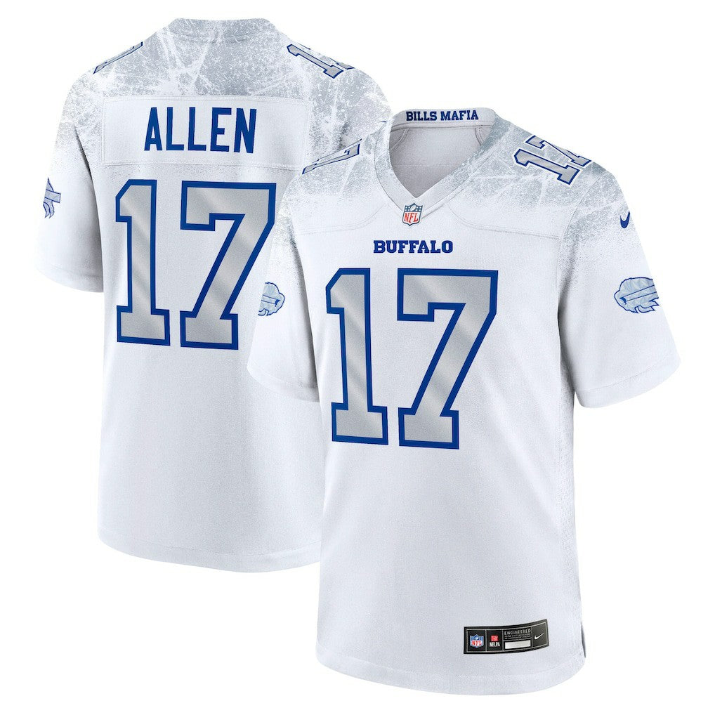 Josh Allen Buffalo Bills 2025 Rivalries Collection Game Jersey White