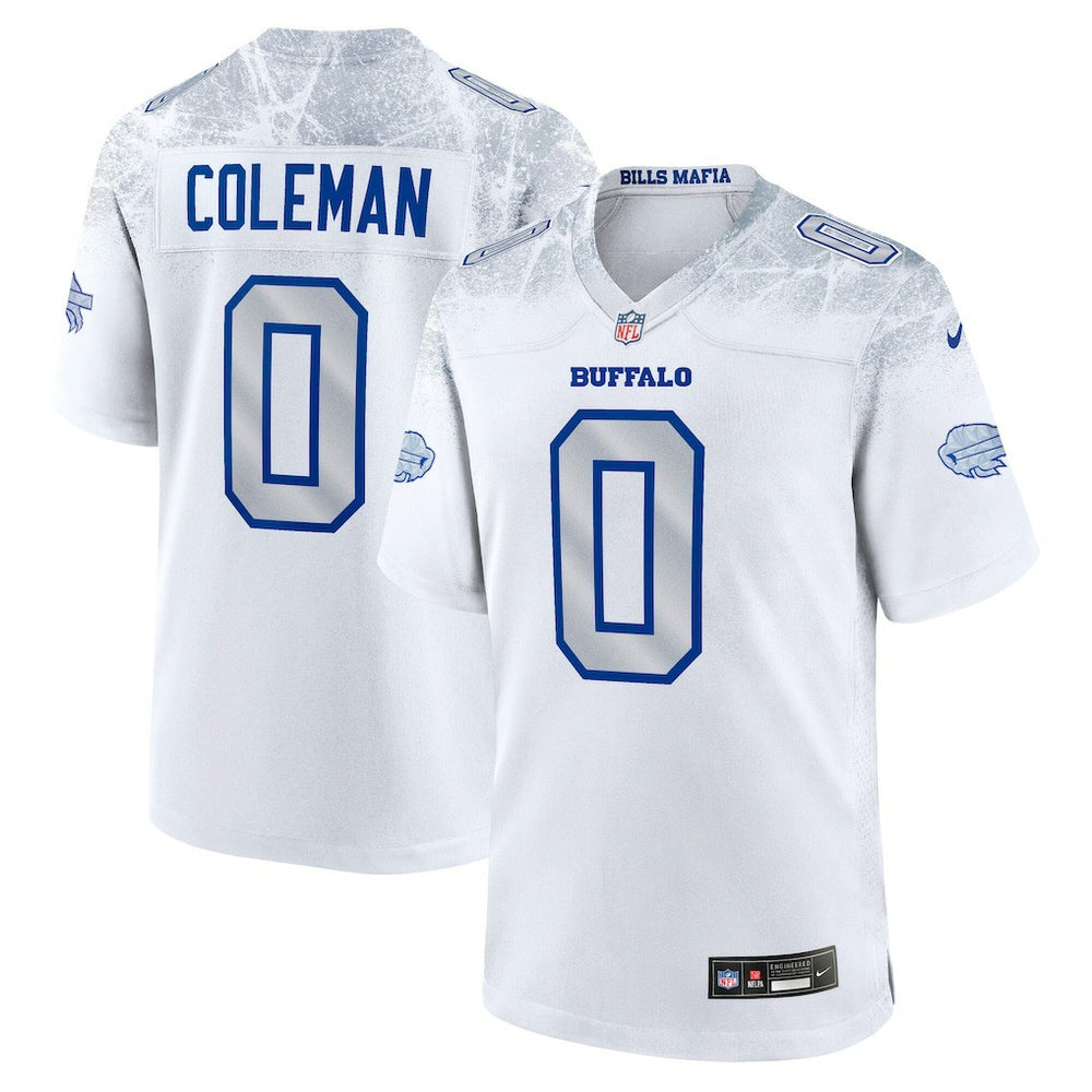 Keon Coleman Buffalo Bills 2025 Rivalries Collection Game Jersey White