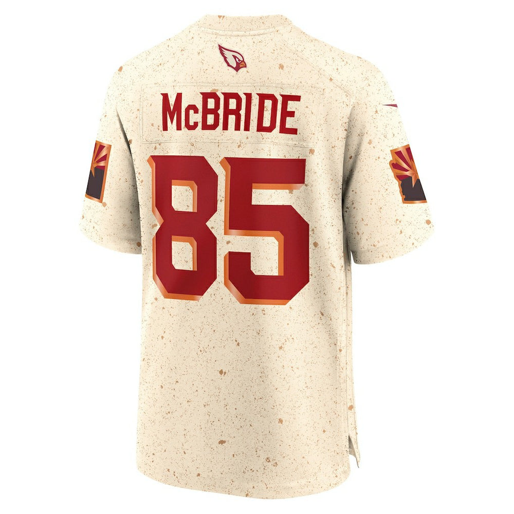 Trey McBride Arizona Cardinals 2025 Rivalries Collection Game Jersey Natural
