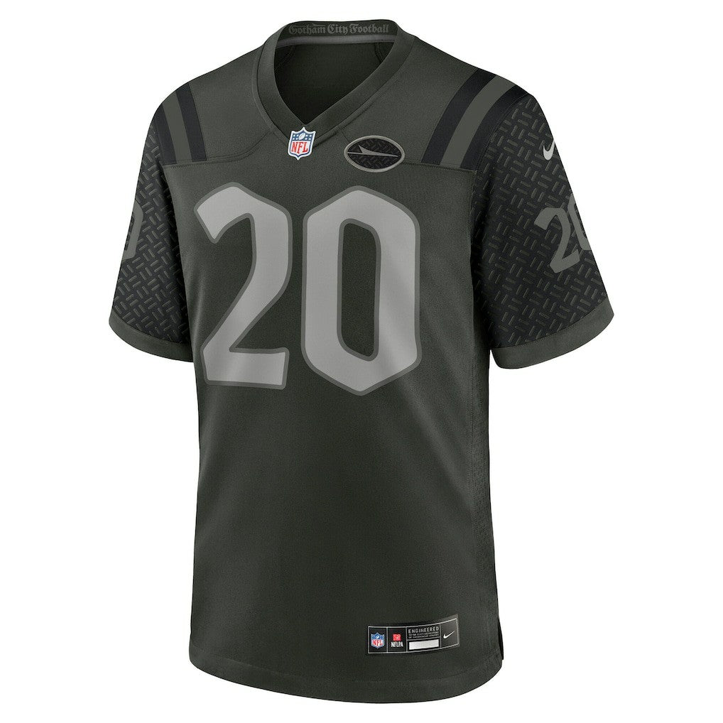 Breece Hall New York Jets 2025 Rivalries Collection Game Jersey Gotham Green