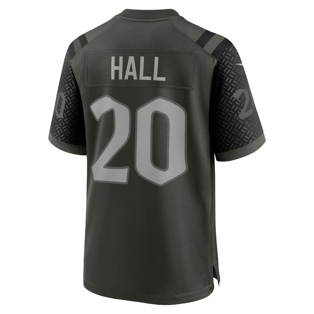 Breece Hall New York Jets 2025 Rivalries Collection Game Jersey Gotham Green