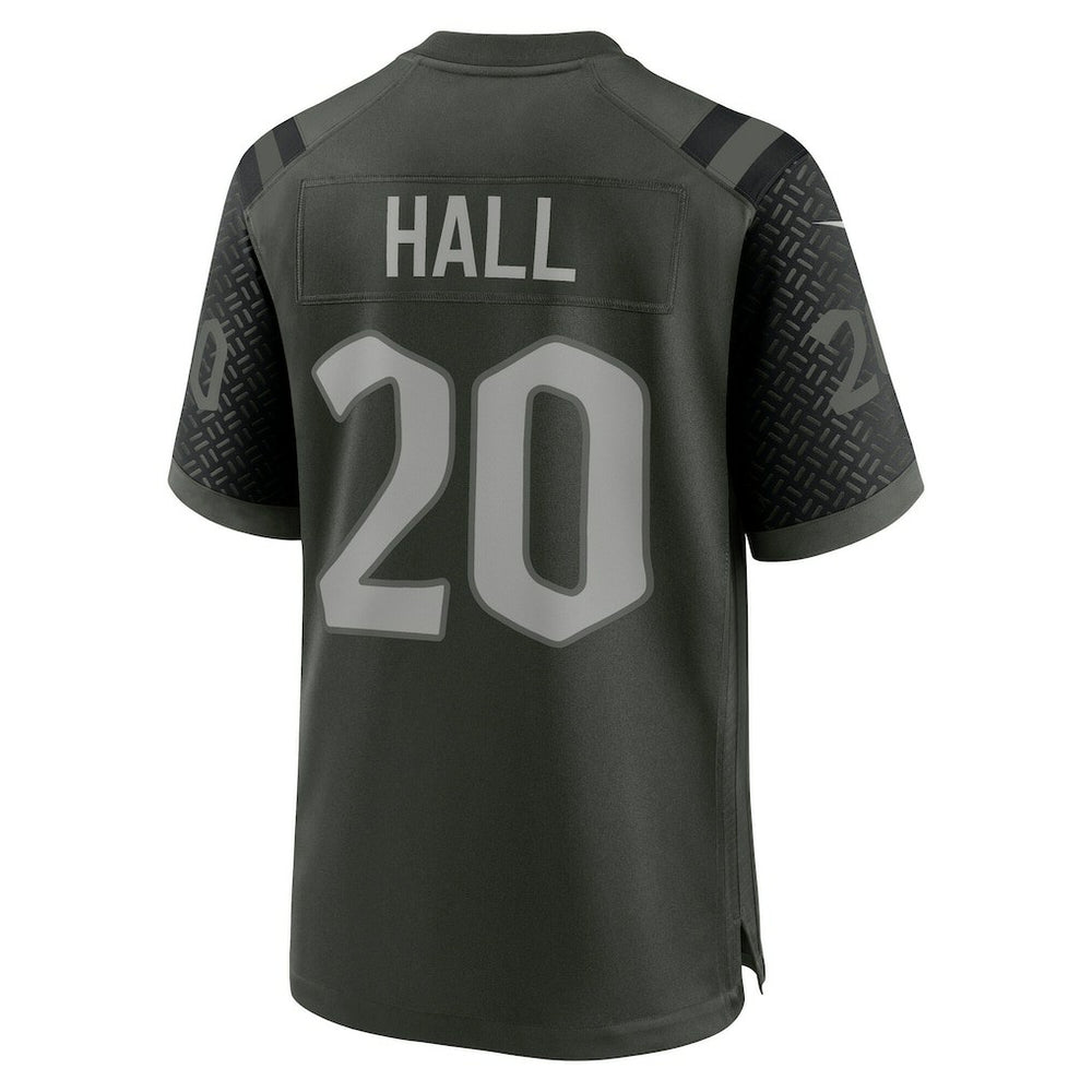 Breece Hall New York Jets 2025 Rivalries Collection Game Jersey Gotham Green