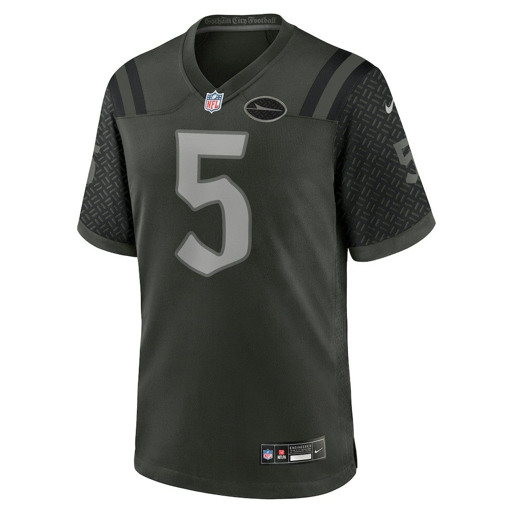 Garrett Wilson New York Jets 2025 Rivalries Collection Game Jersey Gotham Green