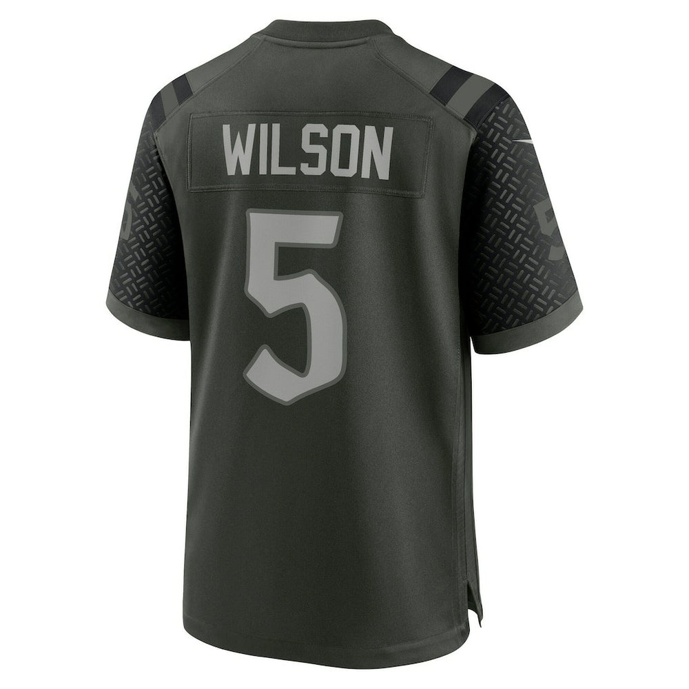 Garrett Wilson New York Jets 2025 Rivalries Collection Game Jersey Gotham Green