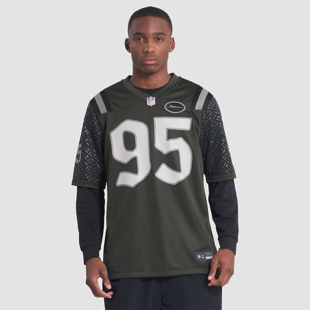 Quinnen Williams New York Jets 2025 Rivalries Collection Game Jersey Gotham Green