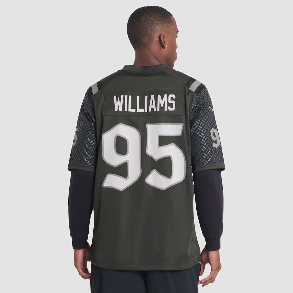 Quinnen Williams New York Jets 2025 Rivalries Collection Game Jersey Gotham Green