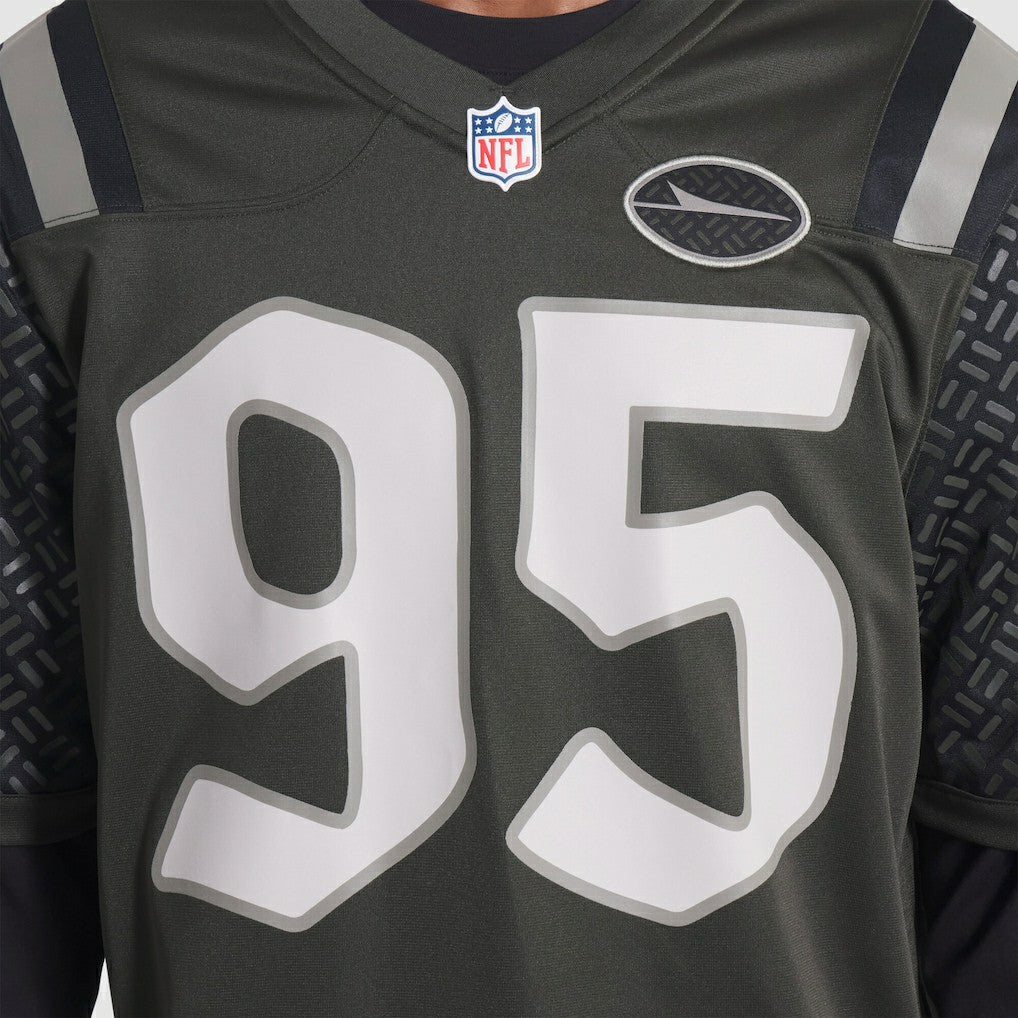 Quinnen Williams New York Jets 2025 Rivalries Collection Game Jersey Gotham Green
