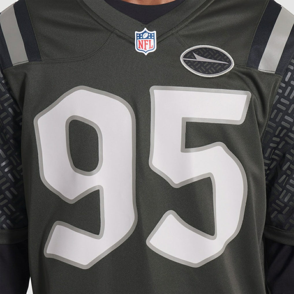 Quinnen Williams New York Jets 2025 Rivalries Collection Game Jersey Gotham Green