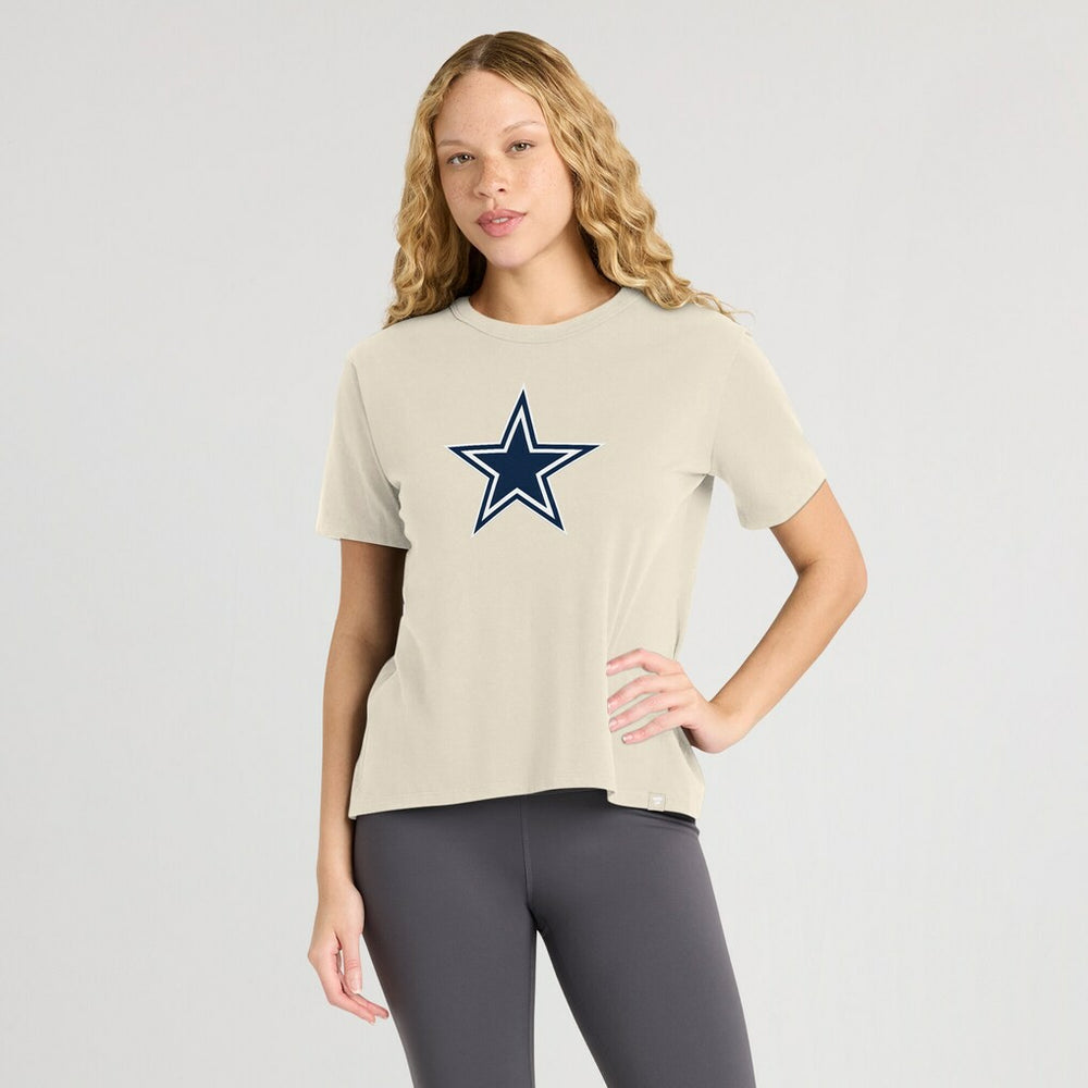 Dallas Cowboys Women's Dove Legacy T-Shirt Cream