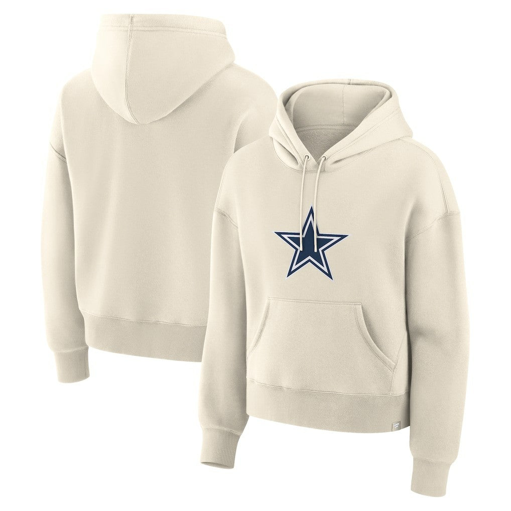 Dallas Cowboys Women's Dove Legacy Pullover Hoodie Cream