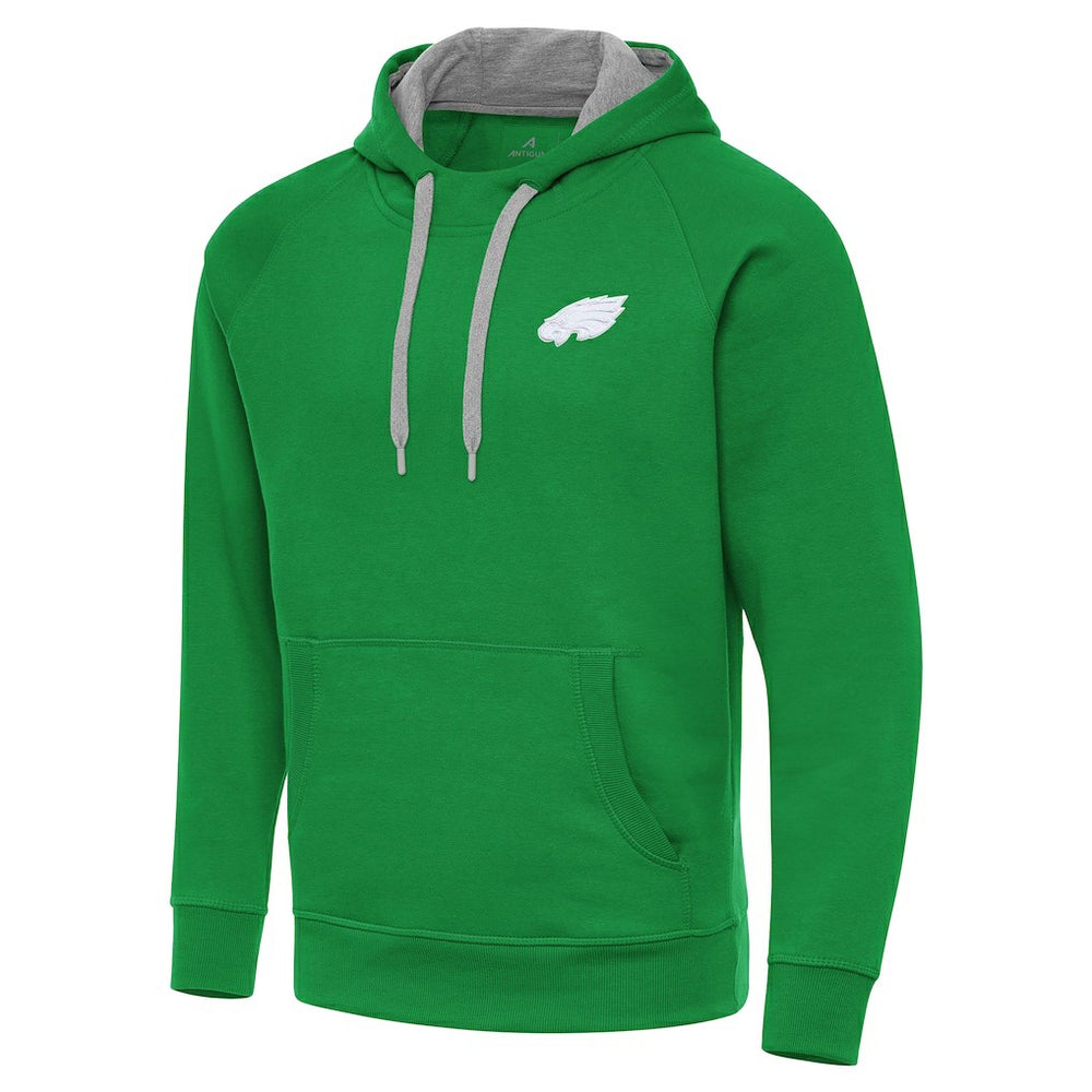 Philadelphia Eagles Antigua St. Patrick's Day Victory Pullover Hoodie Kelly Green