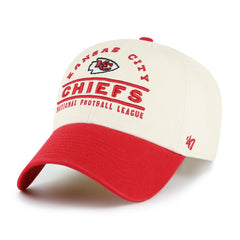 Kansas City Chiefs '47 Windham Clean Up Adjustable Hat Natural