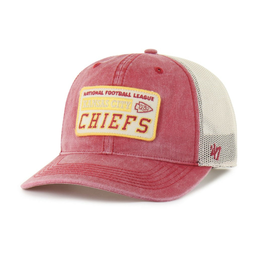 Kansas City Chiefs '47 Canteen Relaxed Trucker Adjustable Hat Red