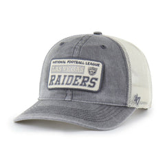 Las Vegas Raiders '47 Canteen Relaxed Trucker Adjustable Hat Charcoal