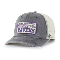 Baltimore Ravens '47 Canteen Relaxed Trucker Adjustable Hat Charcoal