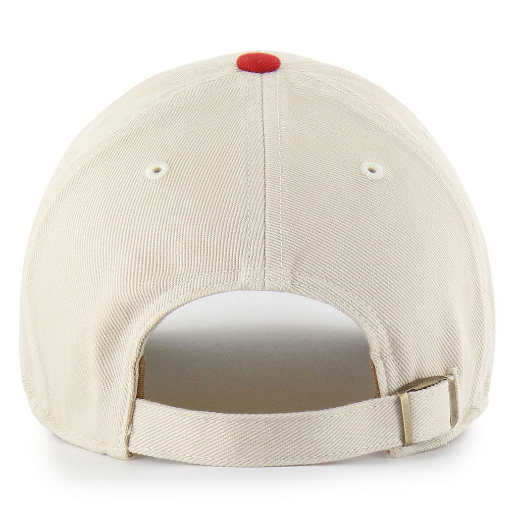 San Francisco 49ers '47 Fairfield MVP Throwback Adjustable Hat Cream/Scarlet