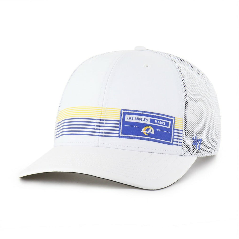 Los Angeles Rams '47 Rangefinder Trucker Adjustable Hat White