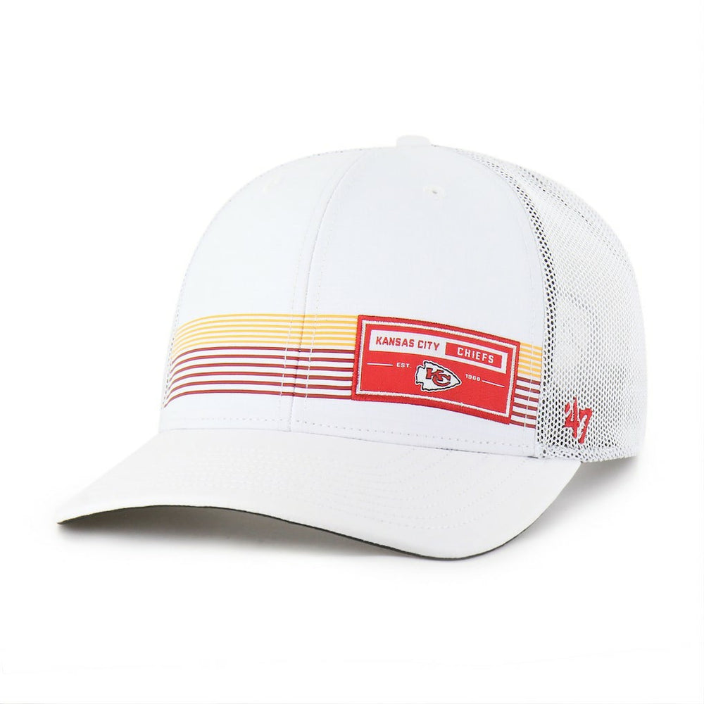 Kansas City Chiefs '47 Rangefinder Trucker Adjustable Hat White