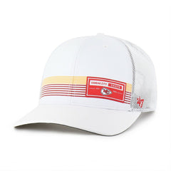 Kansas City Chiefs '47 Rangefinder Trucker Adjustable Hat White