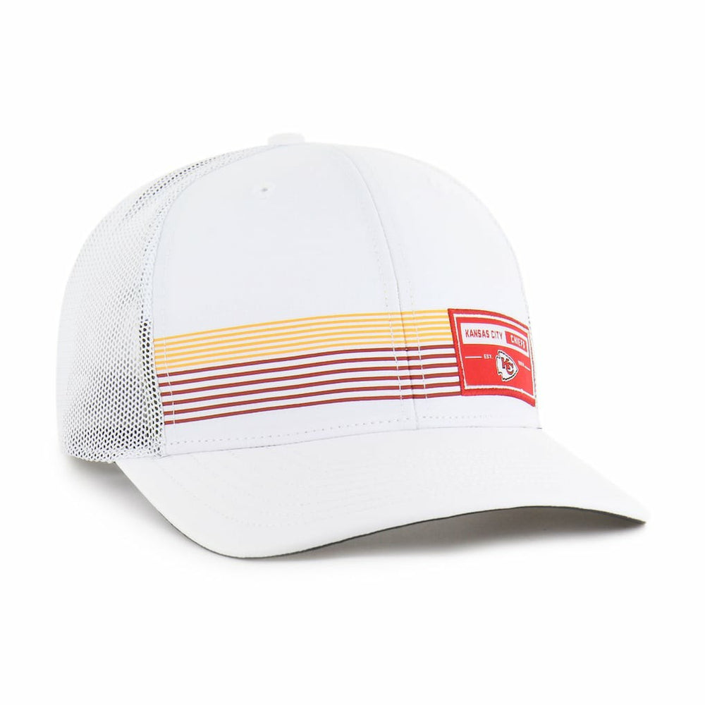 Kansas City Chiefs '47 Rangefinder Trucker Adjustable Hat White