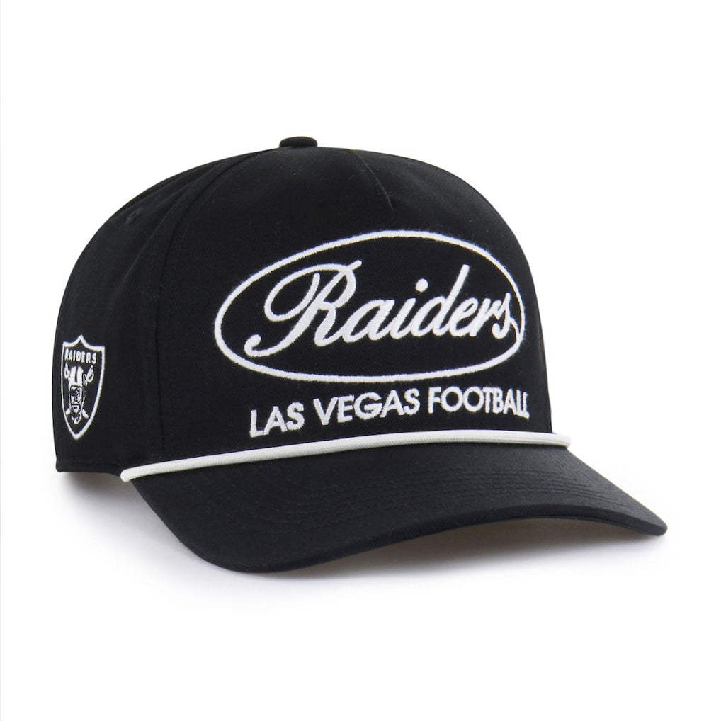 Las Vegas Raiders '47 Foundational Hitch Adjustable Hat Black