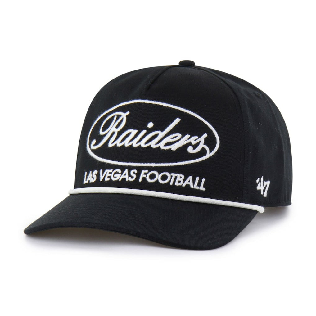 Las Vegas Raiders '47 Foundational Hitch Adjustable Hat Black
