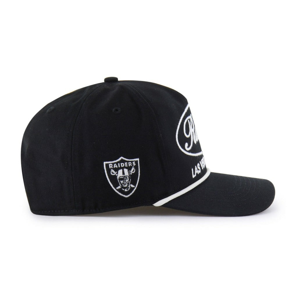 Las Vegas Raiders '47 Foundational Hitch Adjustable Hat Black