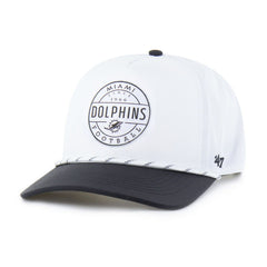 Miami Dolphins '47 Suburbia Hitch Two-Tone Adjustable Hat White/Black