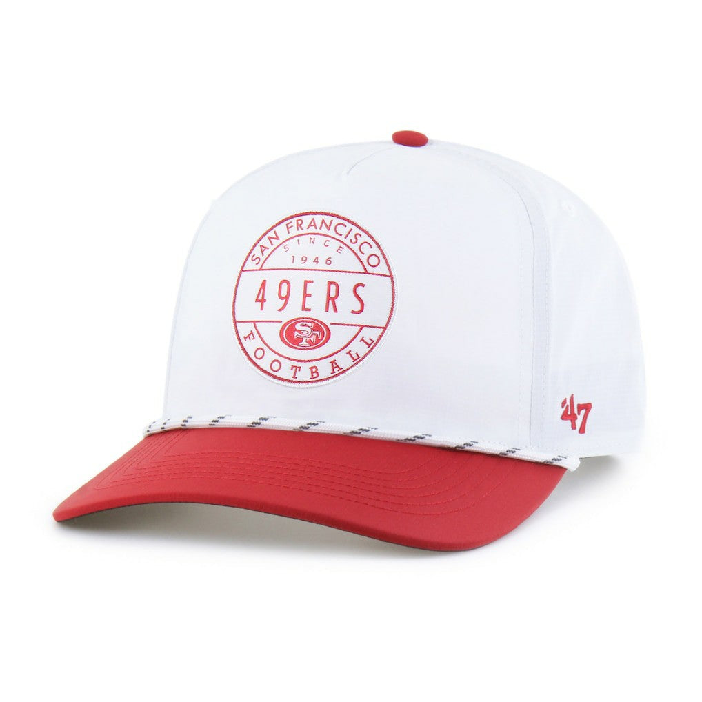 San Francisco 49ers '47 Suburbia Hitch Two-Tone Adjustable Hat White/Scarlet