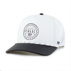 Cincinnati Bengals '47 Suburbia Hitch Two-Tone Adjustable Hat White/Black