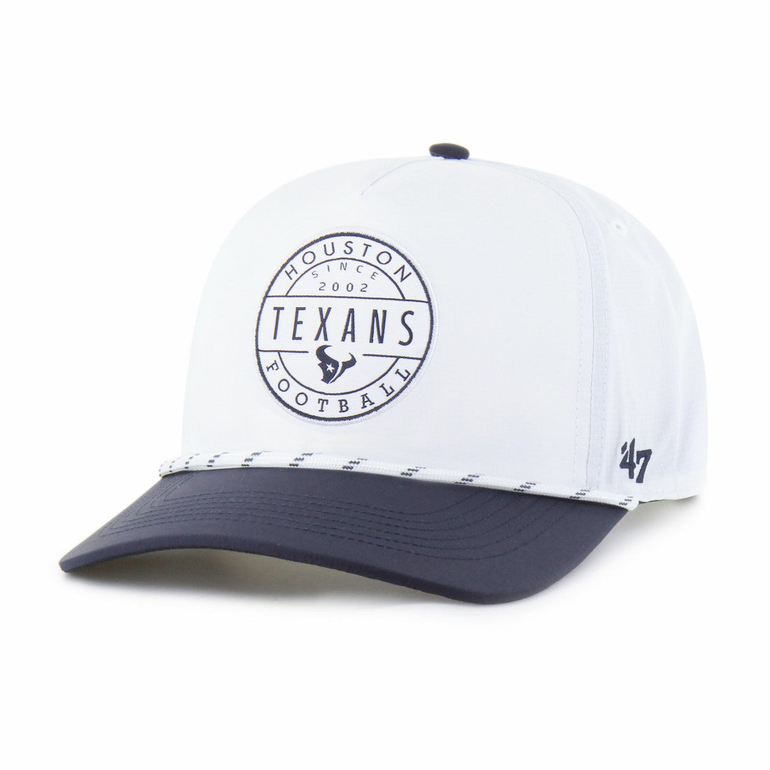 Houston Texans '47 Suburbia Hitch Two-Tone Adjustable Hat White/Navy