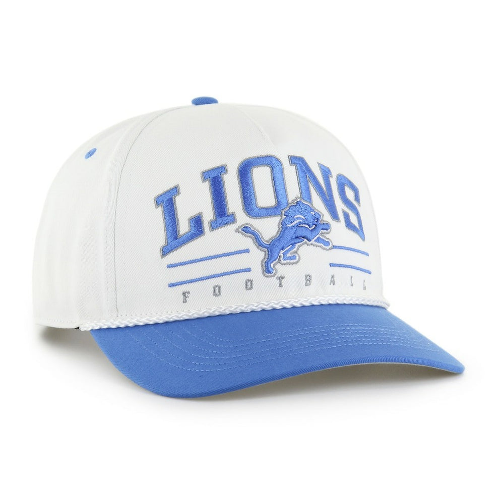 Detroit Lions '47 Roscoe Two-Toned Hitch Adjustable Hat White/Blue