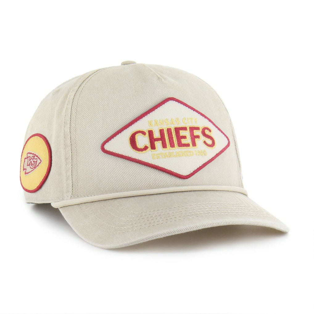 Kansas City Chiefs '47 Cairn Hitch Adjustable Hat Khaki