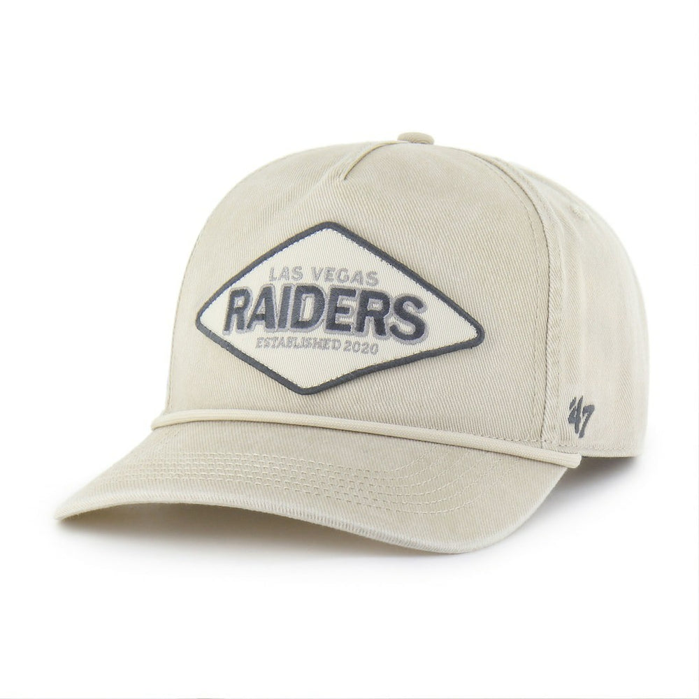 Las Vegas Raiders '47 Cairn Hitch Adjustable Hat Khaki