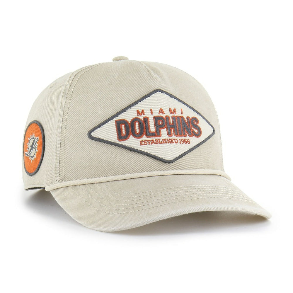 Miami Dolphins '47 Cairn Hitch Adjustable Hat Khaki