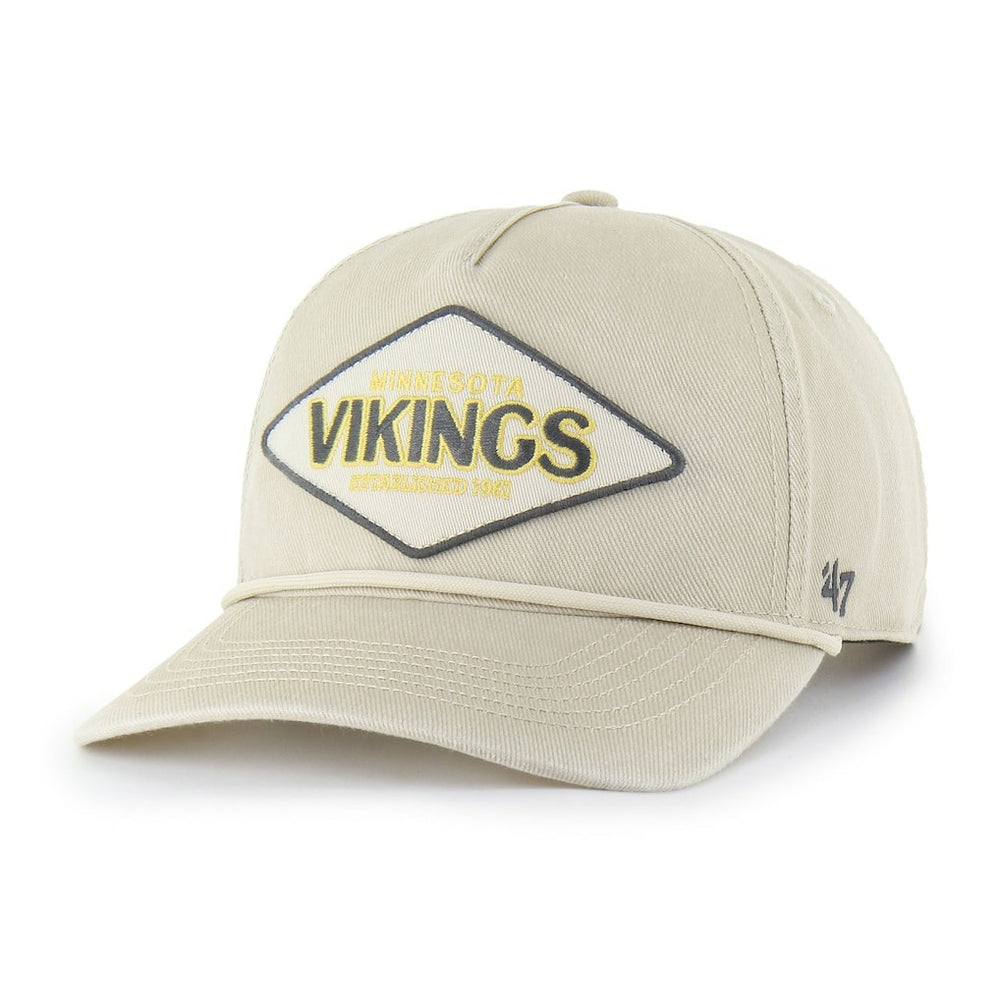 Minnesota Vikings '47 Cairn Hitch Adjustable Hat Khaki