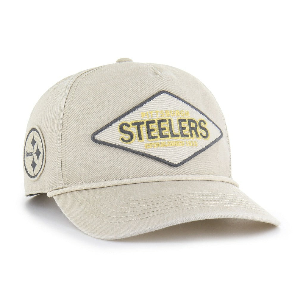 Pittsburgh Steelers '47 Cairn Hitch Adjustable Hat Khaki