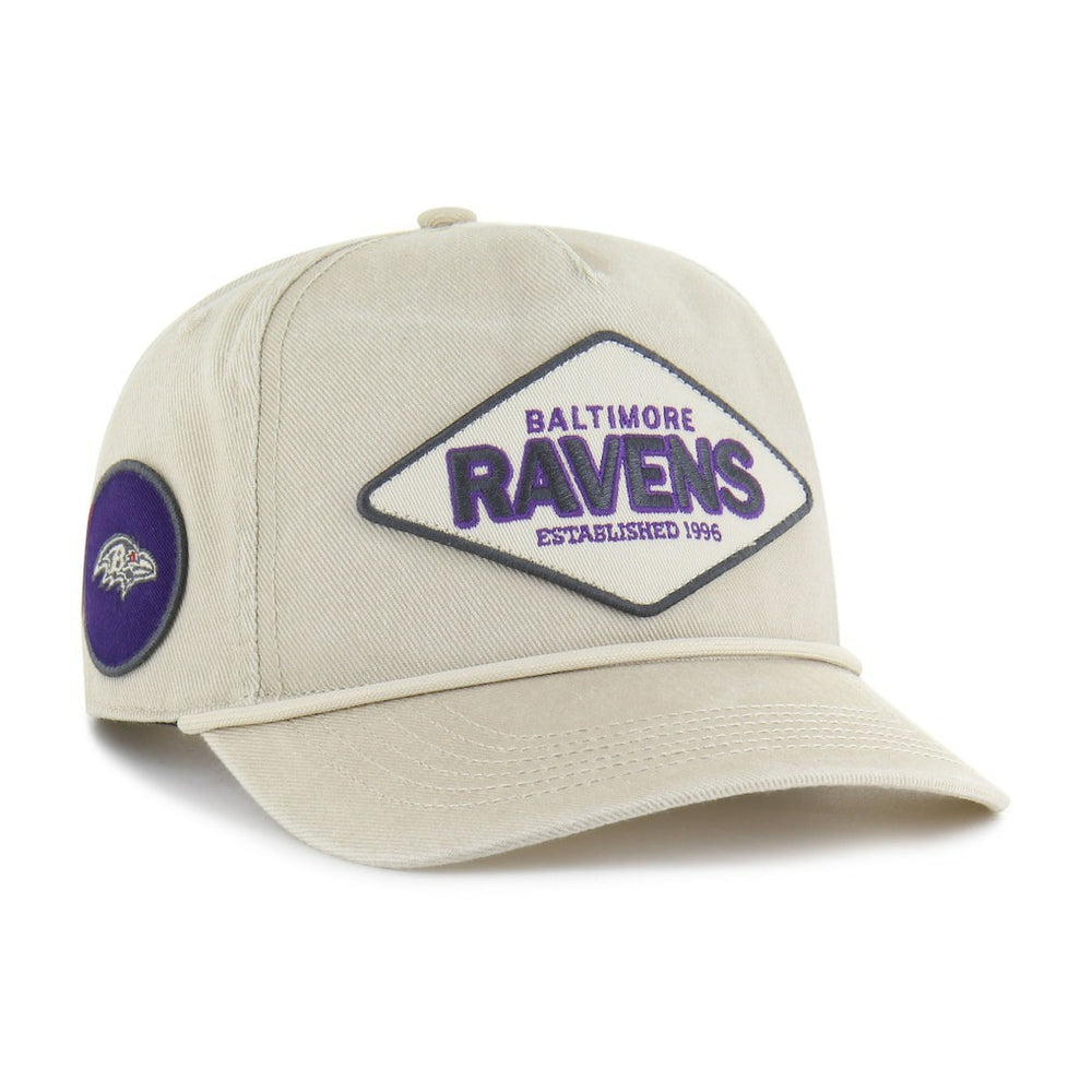 Baltimore Ravens '47 Cairn Hitch Adjustable Hat Khaki