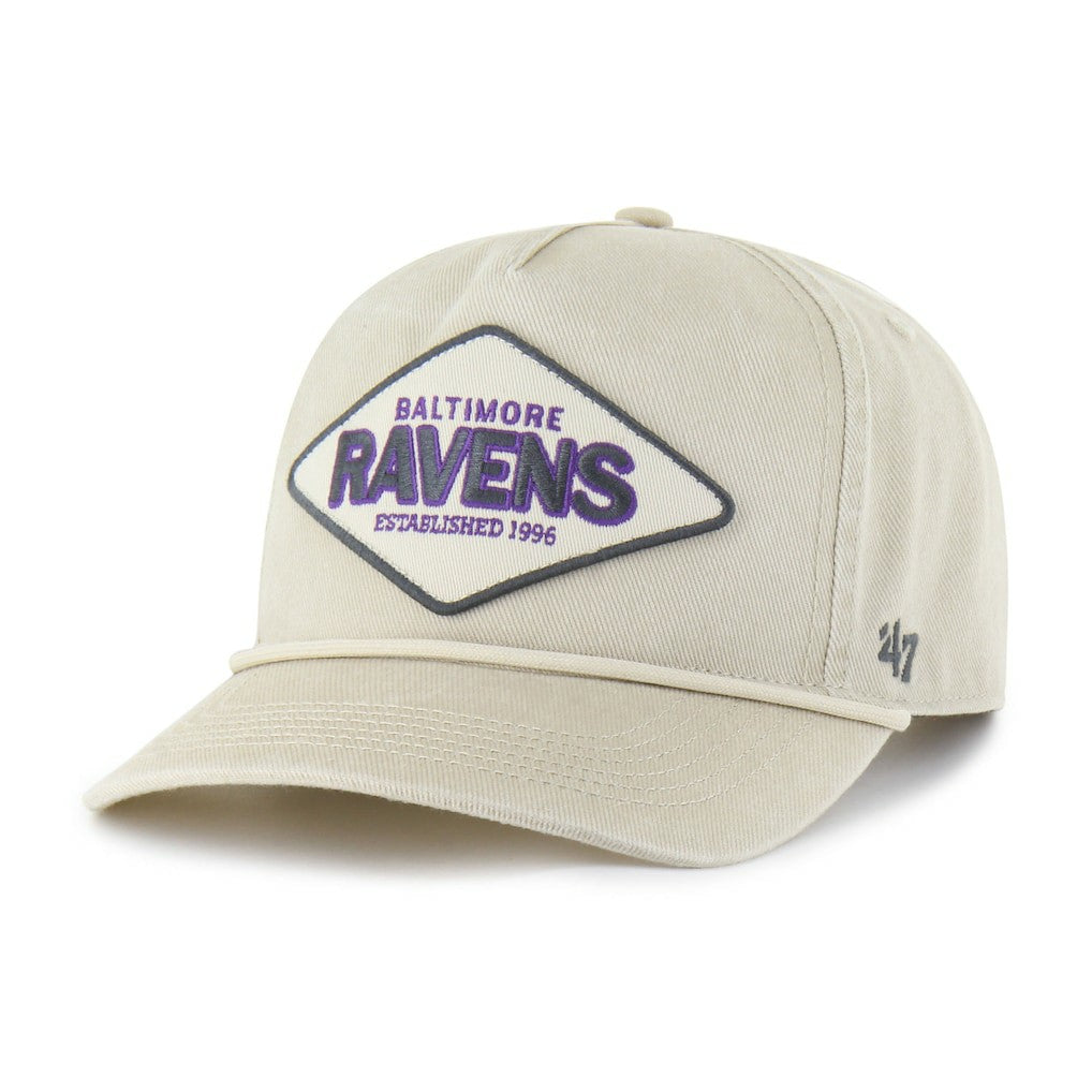Baltimore Ravens '47 Cairn Hitch Adjustable Hat Khaki