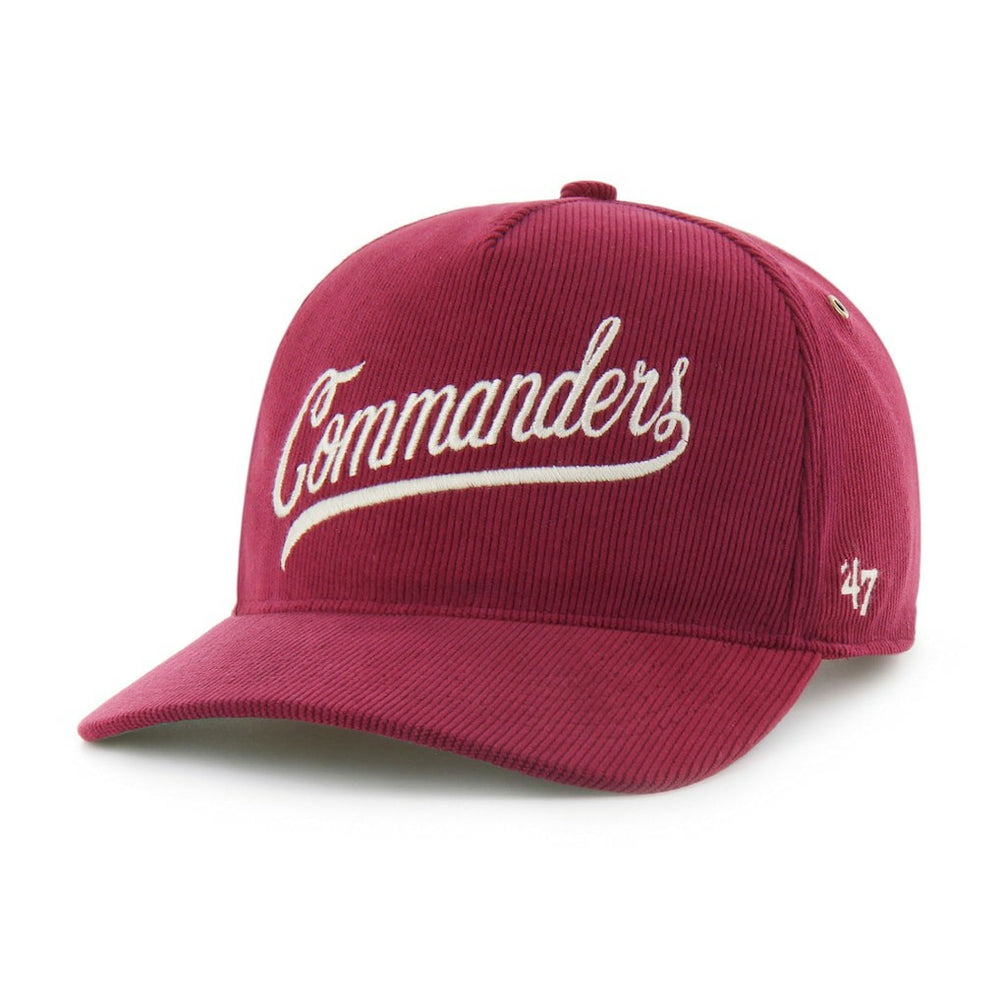 Washington Commanders '47 Golden Age Corduroy Hitch Adjustable Hat Burgundy