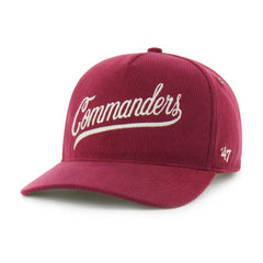 Washington Commanders '47 Golden Age Corduroy Hitch Adjustable Hat Burgundy