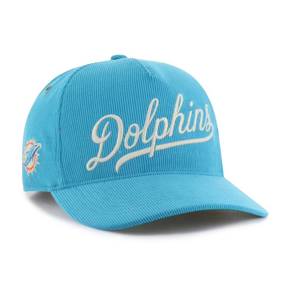 Miami Dolphins '47 Golden Age Corduroy Hitch Adjustable Hat Aqua