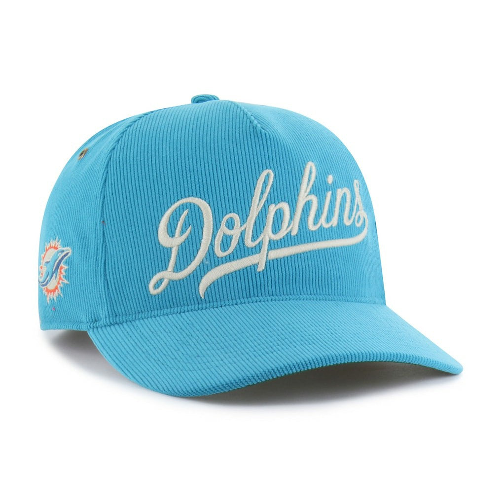 Miami Dolphins '47 Golden Age Corduroy Hitch Adjustable Hat Aqua