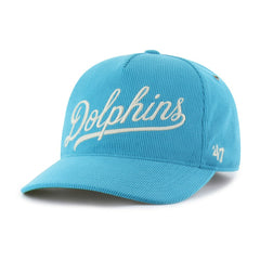 Miami Dolphins '47 Golden Age Corduroy Hitch Adjustable Hat Aqua